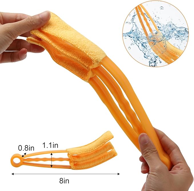 Window Blind Cleaner Duster Set, Washable Dusting Cleaner Air Vent Cleaning - Image 4