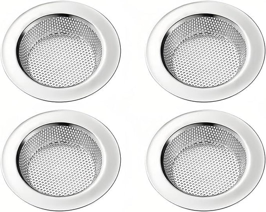 4 Pack Kitchen Sink Strainer. Outer Diameter 4.35 inch, Inner Filter Diameter by Unknown