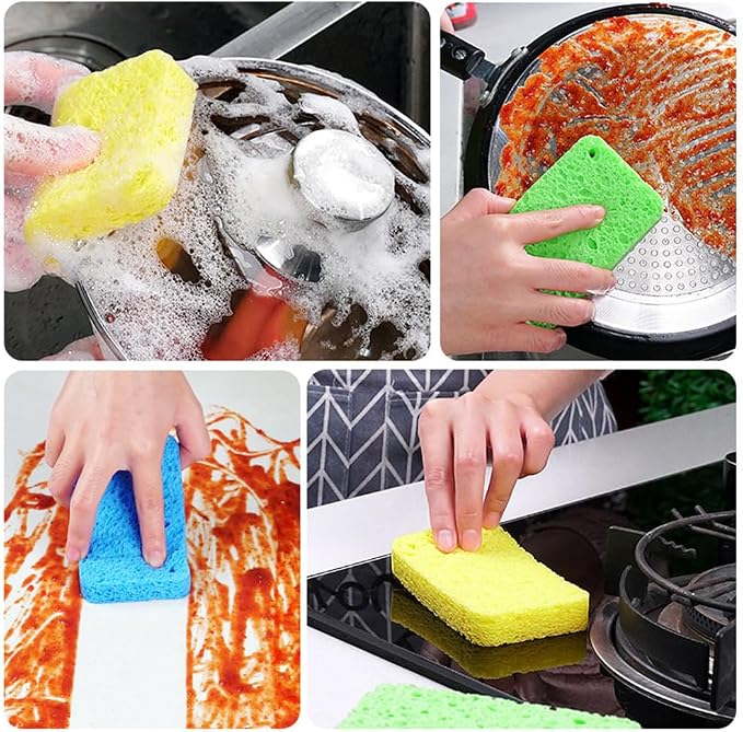 36 - Pack Non-Scratch Scrub Sponges - Sponges - Image 7