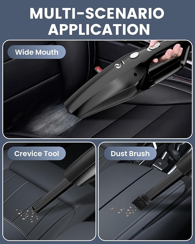 Handheld Vacuum Cordless Mini Car Vacuum Cleaner Portable and Rechargeable - Image 6