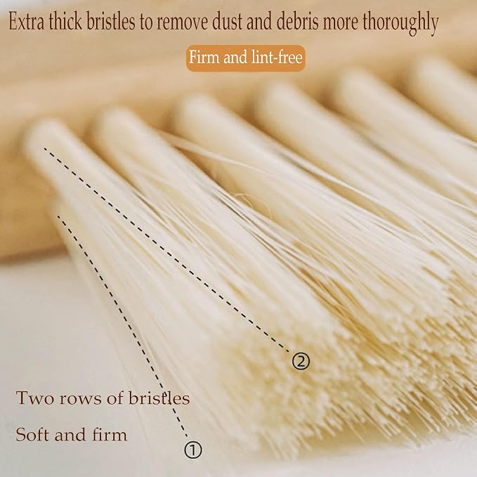 Mini Broom and Dustpan Set Small Metal Dustpan and Brush Set Hand Whisk Broom - Image 7