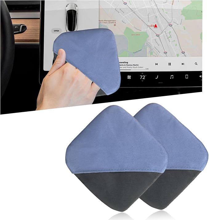Car Screen Cleaner, Microfiber Auto Screen Cleaning Pad, Foldable Touch Screen by Ohleats