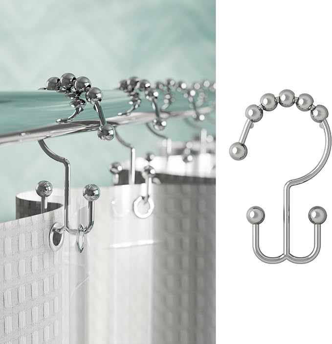 Zenna Home Shower Curtain Hooks by ZennaHome