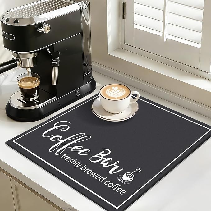 Findosom Dish Drying Mat, Cuttable Drying Mat by Findosom