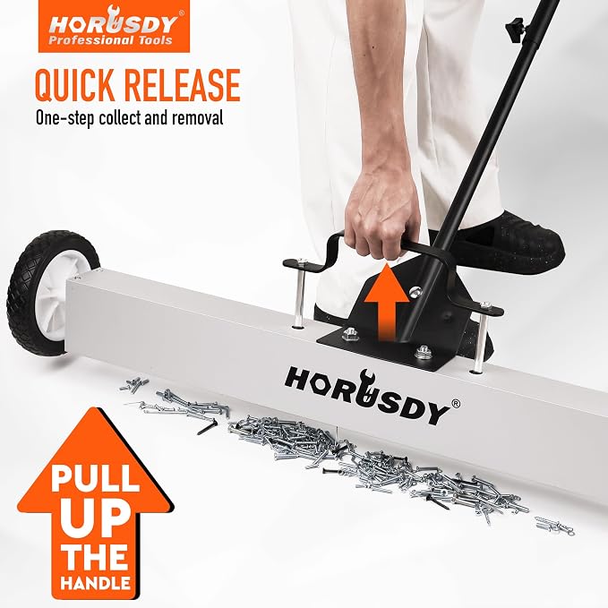HORUSDY 36-Inch Rolling Magnetic Sweeper - Image 5