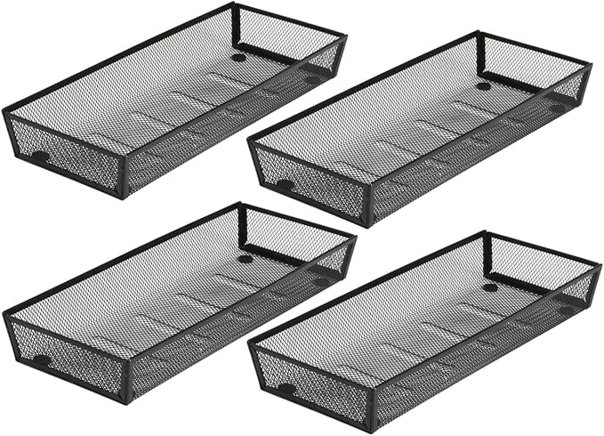 BYCY Silverware Drawer Organizer, Mesh Utensil Organizer by BYCY