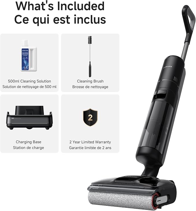 DREAME H12 FlexReach Vacuum Mop, 0 Tangle Wet Dry Vacuum Cleaner, Cordless - Image 9