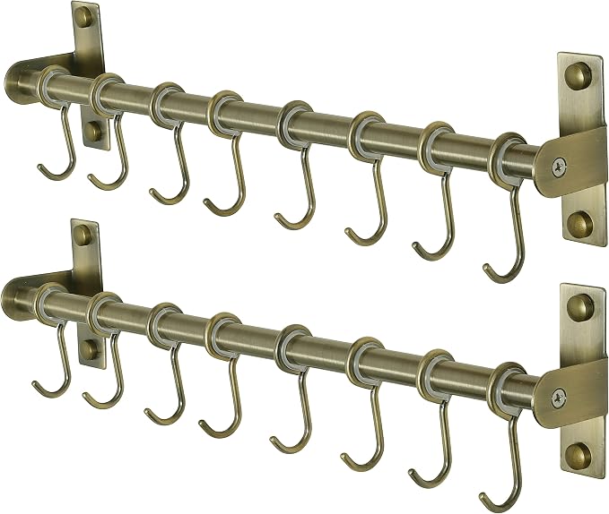 Dseap Kitchen Hooks for Hanging Utensils, Hanging Pot Rack, Kitchen Utensil by Dseap