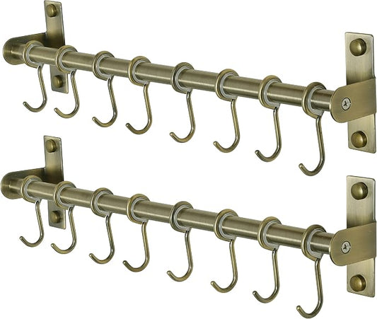 Dseap Kitchen Hooks for Hanging Utensils, Hanging Pot Rack, Kitchen Utensil by Dseap