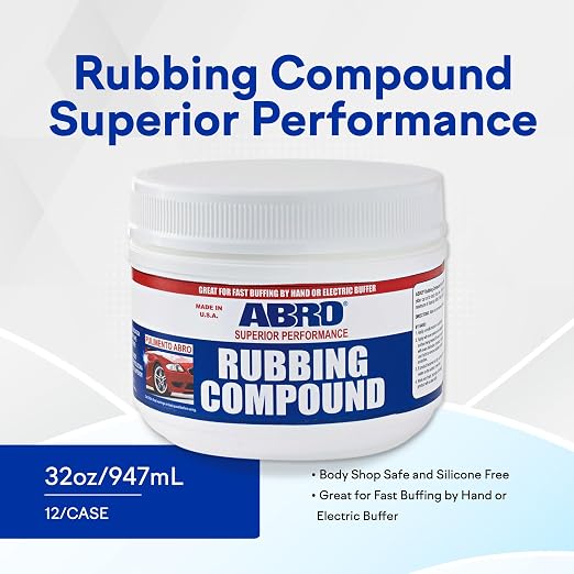 ABRO Superior Performance Automotive Rubbing Compound - Image 5