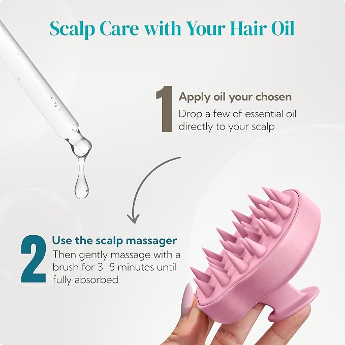 HEETA Scalp Massager 2 Pack for Hair Growth, Soft Silicone Bristles to Remove - Image 6