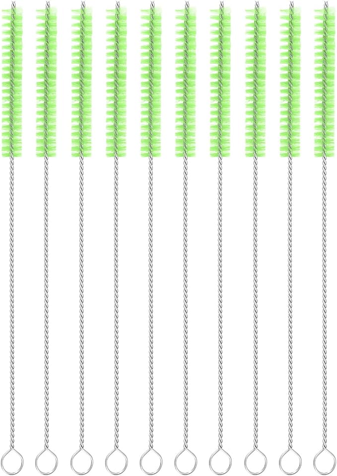 uxcell 10Pcs Drinking Straw Cleaning Brushes, Sippy Cup, Bottle and Tube by uxcell