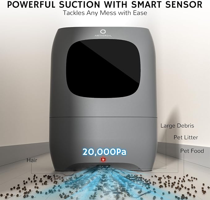AIRTHEREAL T1 Touchless Vacuum Automatic Dustpan - Image 6