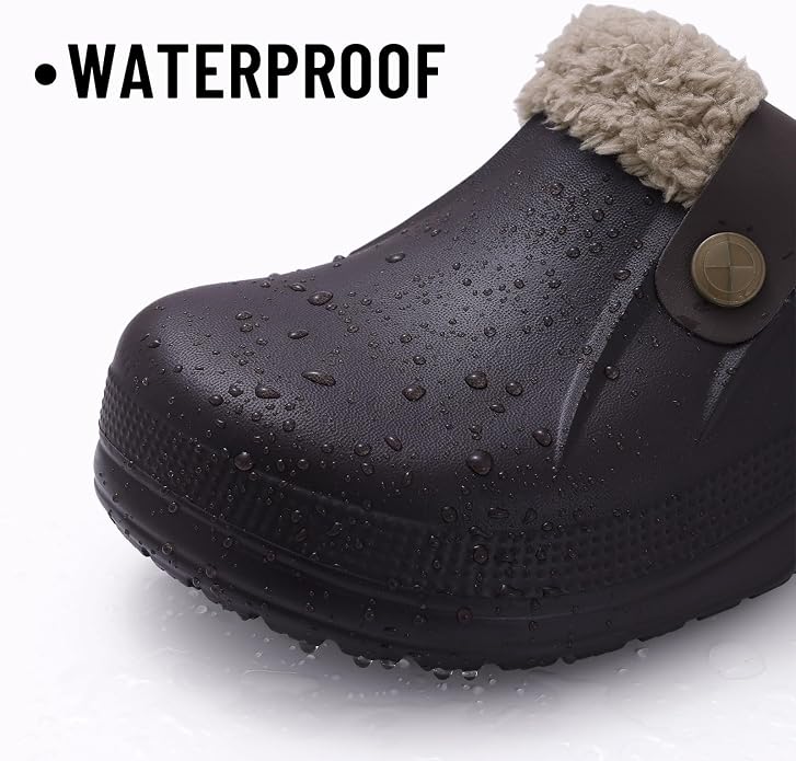 Beslip Classic Fur Lined Clogs Waterproof Winter Fuzzy Slippers - Image 4