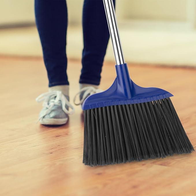 Kefanta 4 Pack Heavy Duty Broom Indoor/Outdoor Commercial Brooms Angle Broom 53 - Image 4