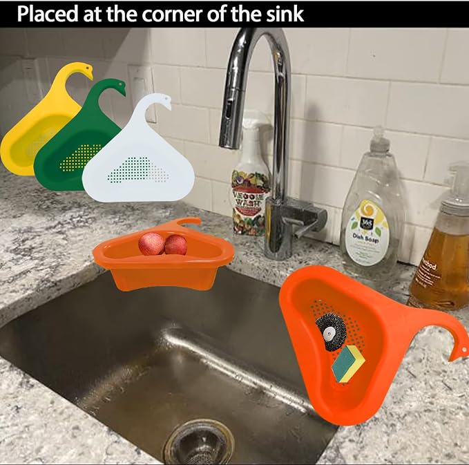 Kitchen sink drain basket swan drain rack, swan drain basket - Image 7