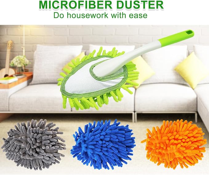 Microfiber Feather Duster, 13 Inch Length, - Image 7