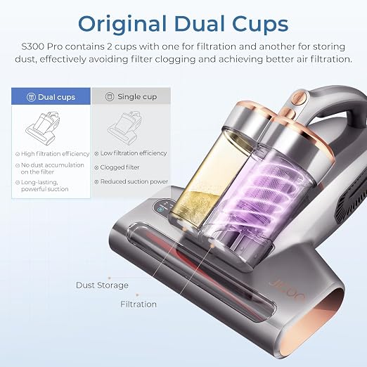 JIGOO S300 PRO Mattress Vacuum Cleaner - Image 3