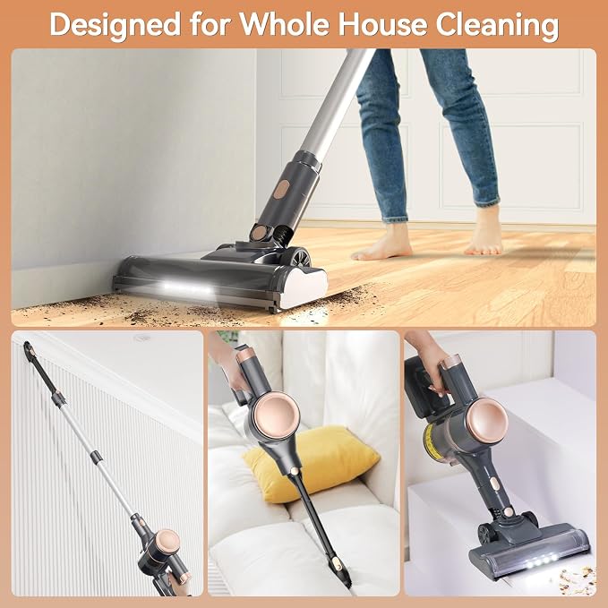 N8 Cordless Vacuum Cleaner, Lightweight Stick Vacuum - Image 3