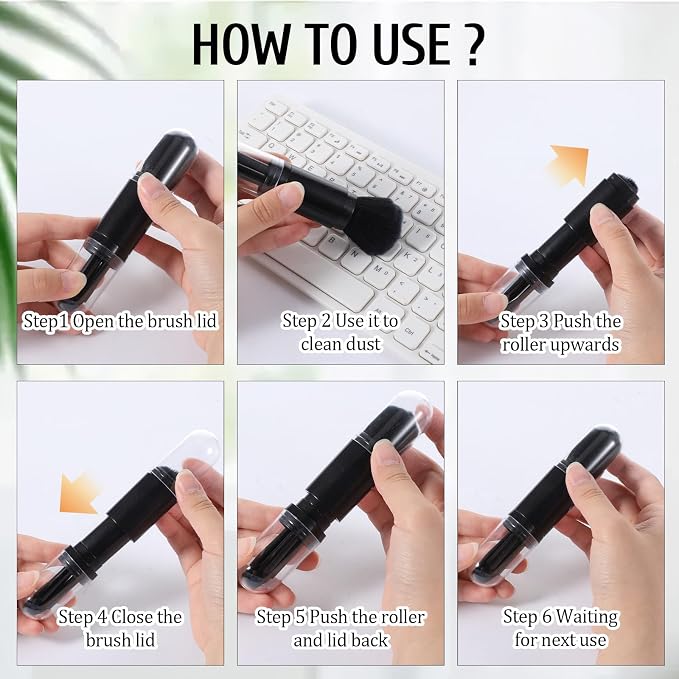 4 Pack Exquisite Duster Brush Kit, Mini Keyboard Cleaning Brushes Kit Model - Image 2