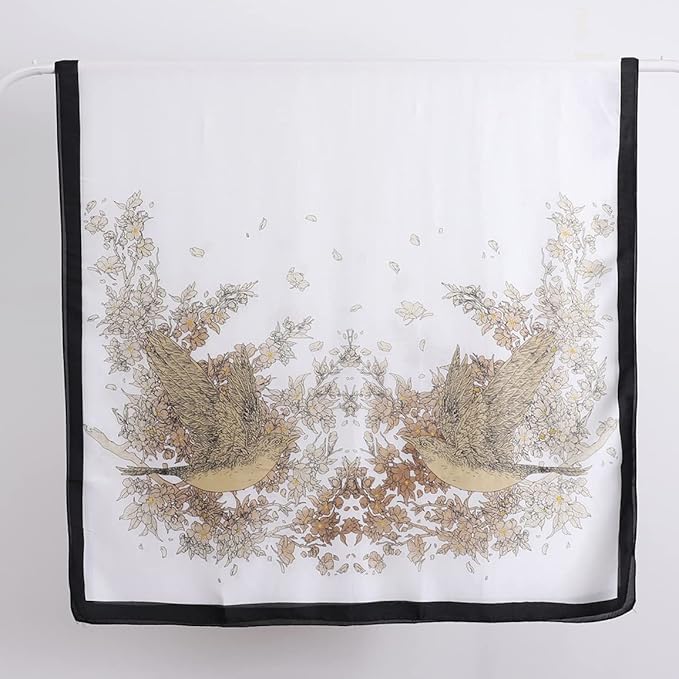 Fashion Scarves Scarf 100% Silk Feeling Scarf Silk Like Scarves Long Lightweight Sunscreen Shawls for Women