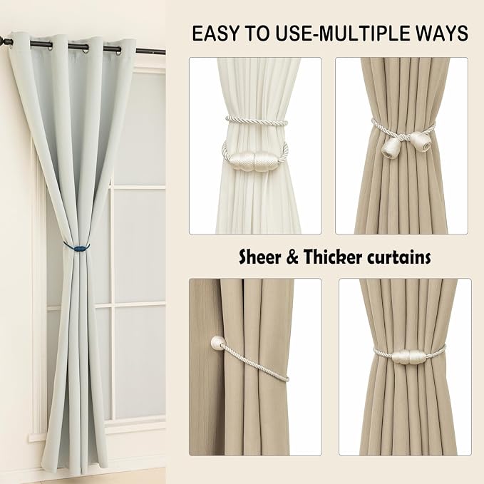 Magnetic Curtain Tiebacks - Image 5