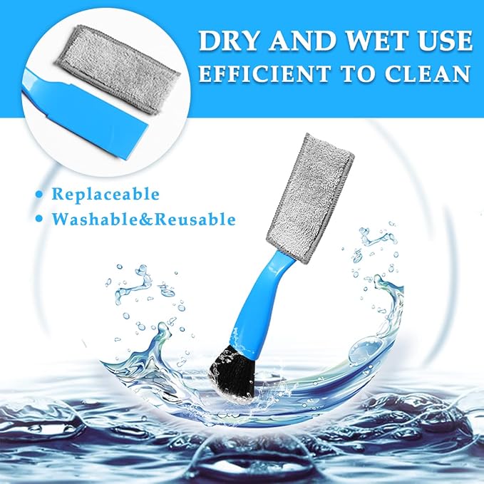 Ziciner 1 PC Double Head Brush for Car Clean, Soft Auto Interior Duster - Image 4