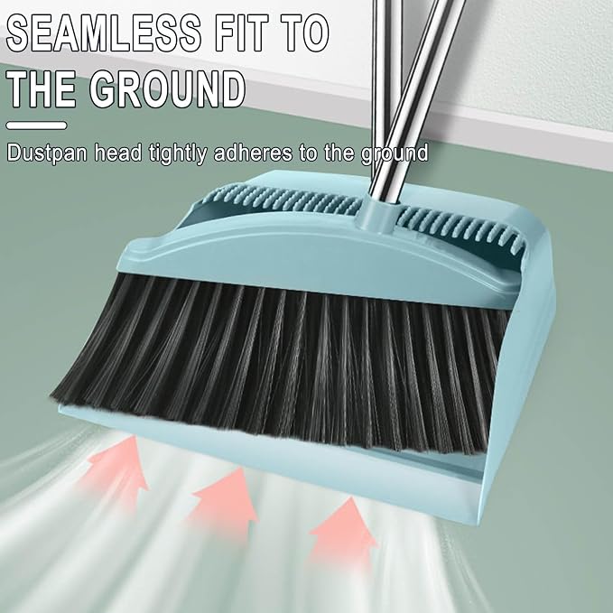 Long Handle Broom and Dustpan Set - Image 5