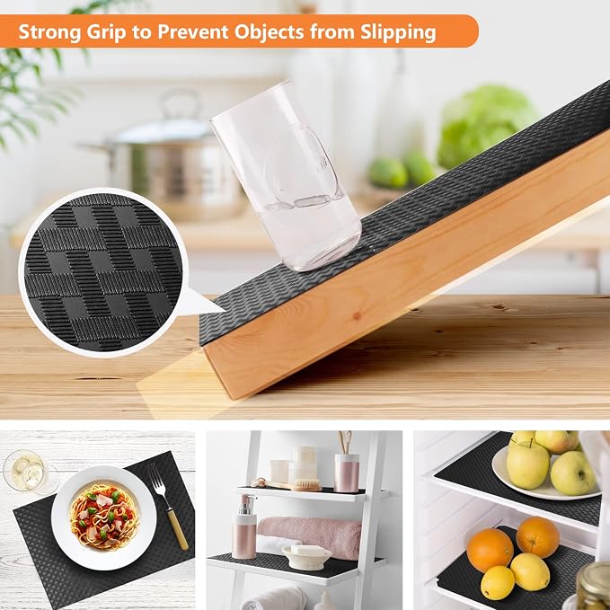 Shelf Liners for Kitchen Cabinets Refrigerator Liners Waterproof & Oil-Proof - Image 6