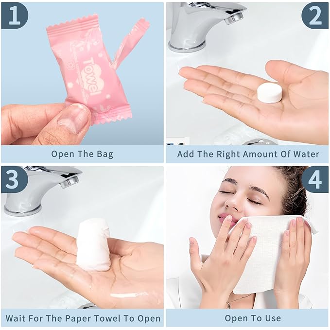 Classycoo Compressed Towel 100 PCS Tablets - Image 5