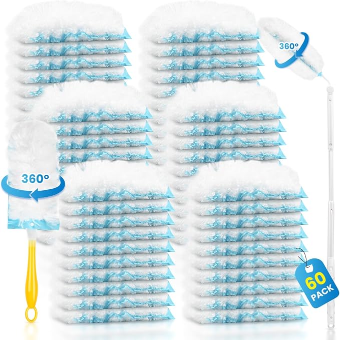 Duster Refills Compatible with Swiffer® Duster, Unscented Dusters by DrFlito