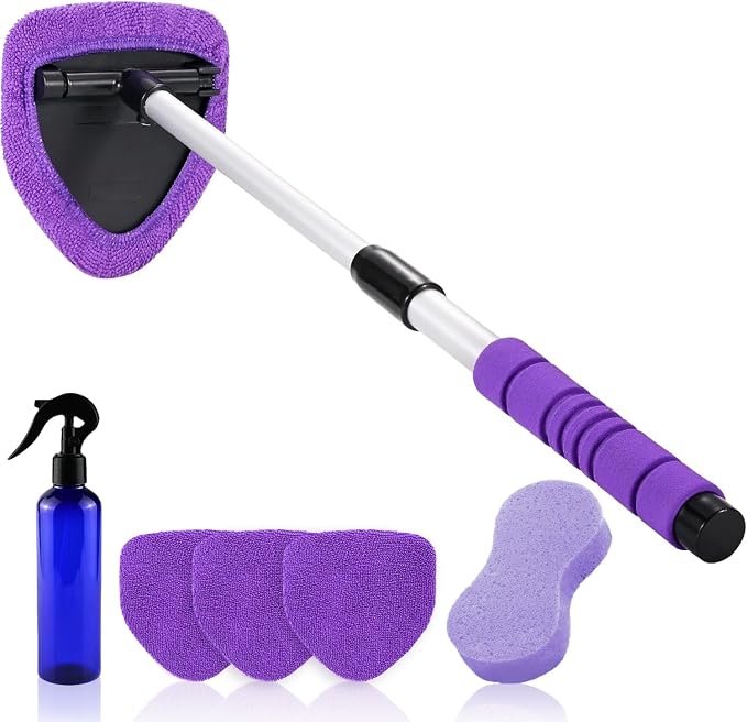 XINDELL Windshield Cleaner Tool – 24-inch Pink Car Interior&Exterior Window by XINDELL-NotJustForCleaningButForLifestyle