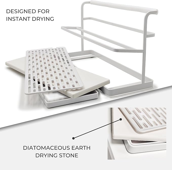 Selegna Diatomaceous Earth Bottle Drying Rack, Baby Bottle Drying Rack - Image 3