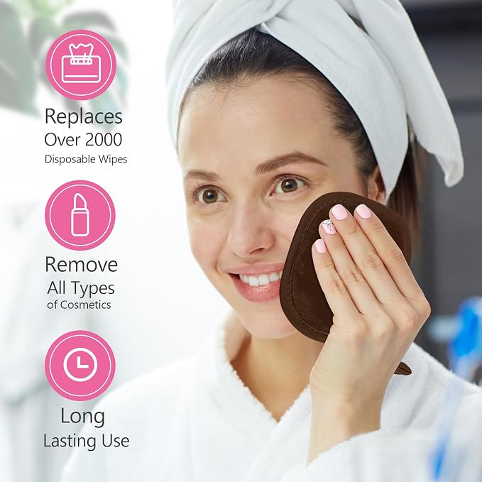 Orighty Makeup Remover Cloth, 12 Pack Makeup Removal Face Cleansing Cloth - Image 4