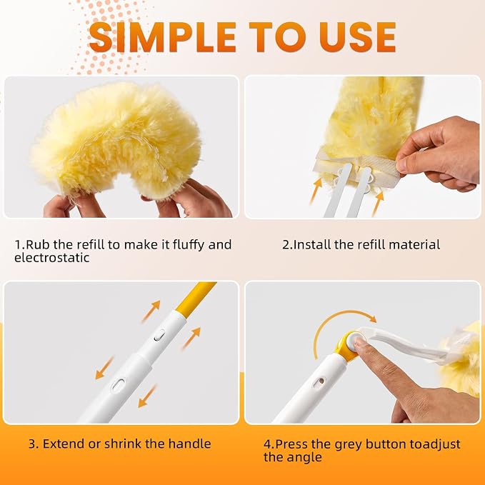 Heavy Duty Duster Refills, Disposable Dusters Kit - Image 5