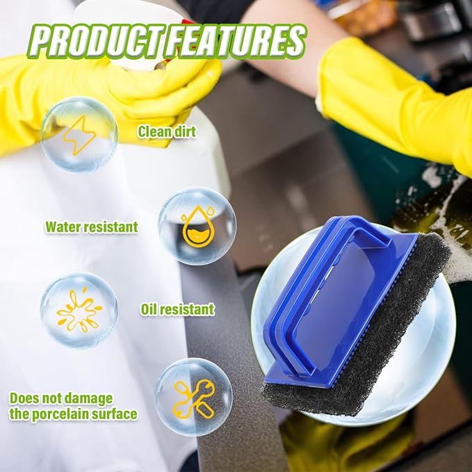 5 Pack Electric Cleaning Brush Pad Kitchen Bathroom Household Cleaning Pad - Image 6