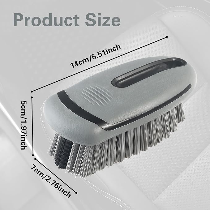 Carpet and Upholstery Cleaning Brush, Carpet Scrubber Stiff Bristle Detailing - Image 6