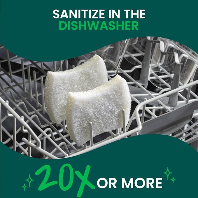 Scotch-Brite Greener Clean Non-Scratch Scrub Sponge, Sponge - Image 7