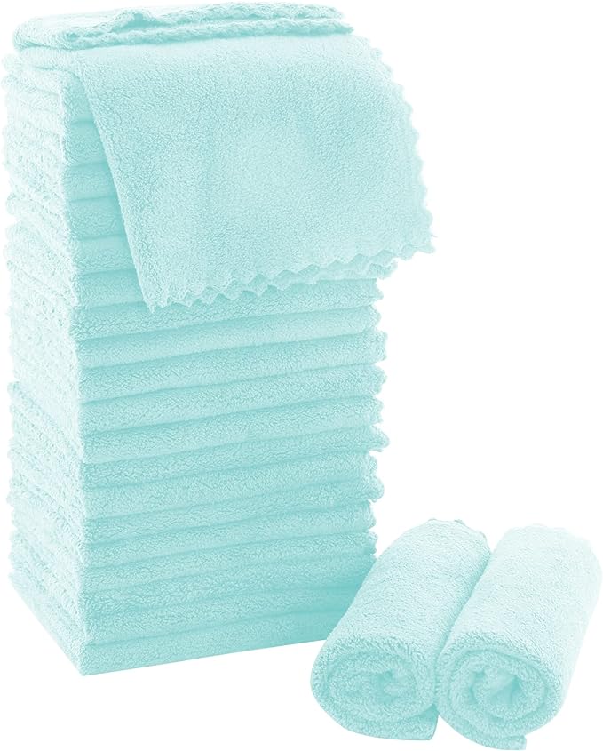 MOONQUEEN Ultra Soft Premium Washcloths Set by MOONQUEEN