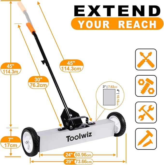 Toolwiz Magnetic Pick Up Sweeper - Image 3