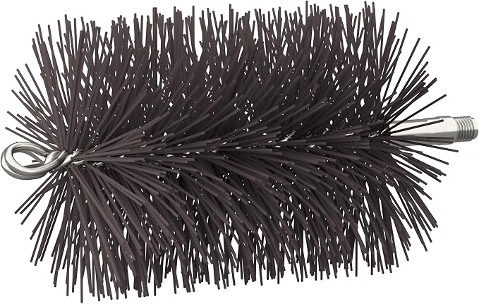 8" Round Pro-Sweep Chimney Brush | Medium Duty Poly Bristles by WoodEze