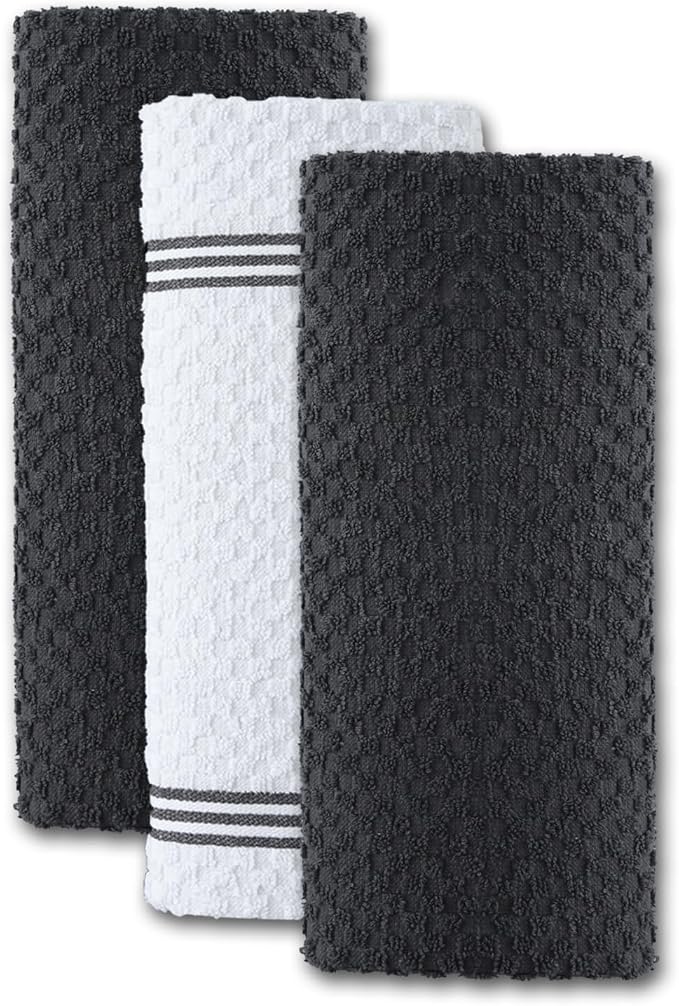 Infinitee Xclusives Premium Kitchen Towels – Pack of 3, 100% Cotton |15 x 25| - Image 8
