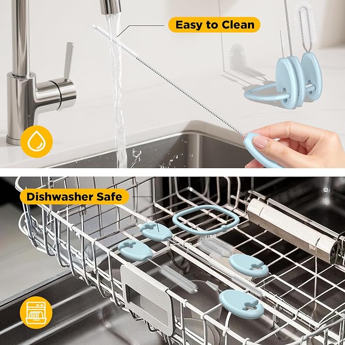 Baby Straw Brush Set, 4 Piece Cleaner Kit - Image 6