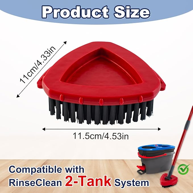 Scrubber Mop Head for Ocedar, Upgrade Scrub Brush for Ocedar, Spin Mop Scrub - Image 2