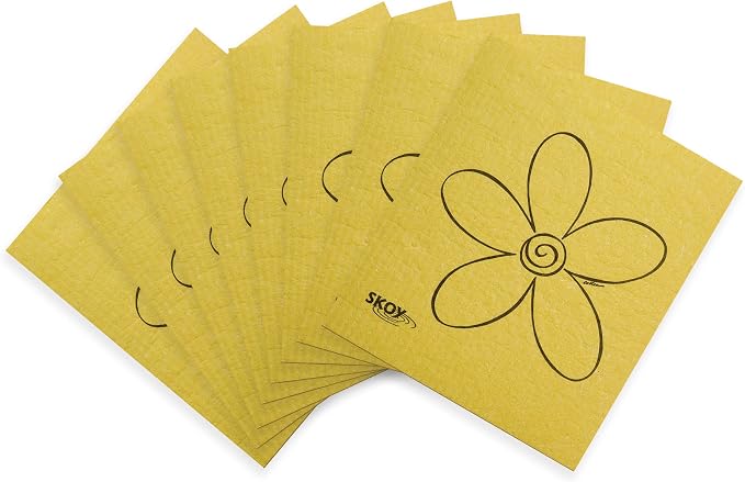 Skoy Cloth, Reusable Cleaning Cloths, Planet-Friendly, Dishwasher and Dryer-Safe by Skoy
