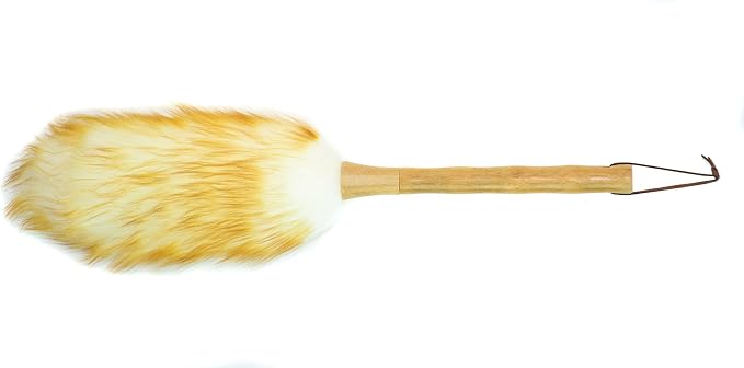 Surell Duster - Lambswool Feather Duster - Anti Static Shearling Wool Head by surell