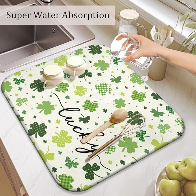 St. Patrick's Day Dish Drying Mat - Image 5