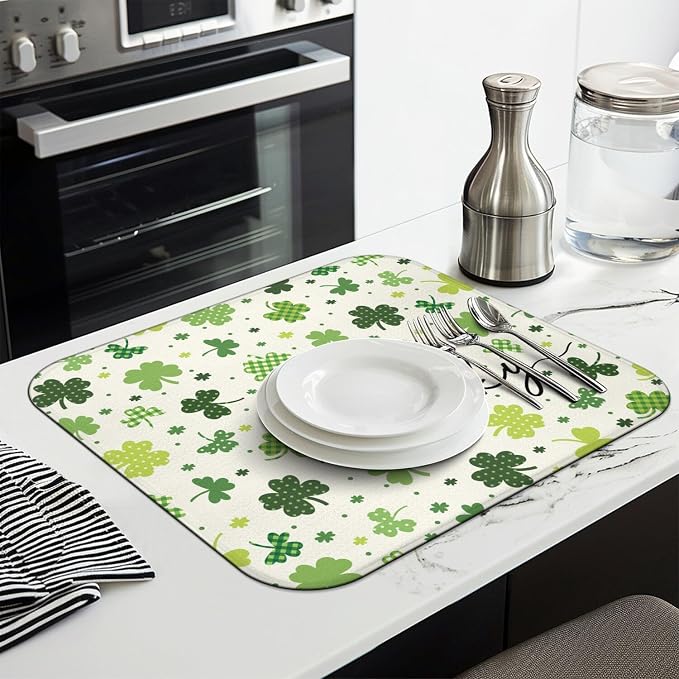 St. Patrick's Day Dish Drying Mat - Image 3