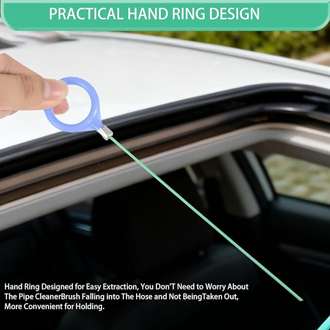Auto Sunroof Drain Cleaning Tool, 120 Inch Long Flexible Tube Cleaning Brush - Image 7