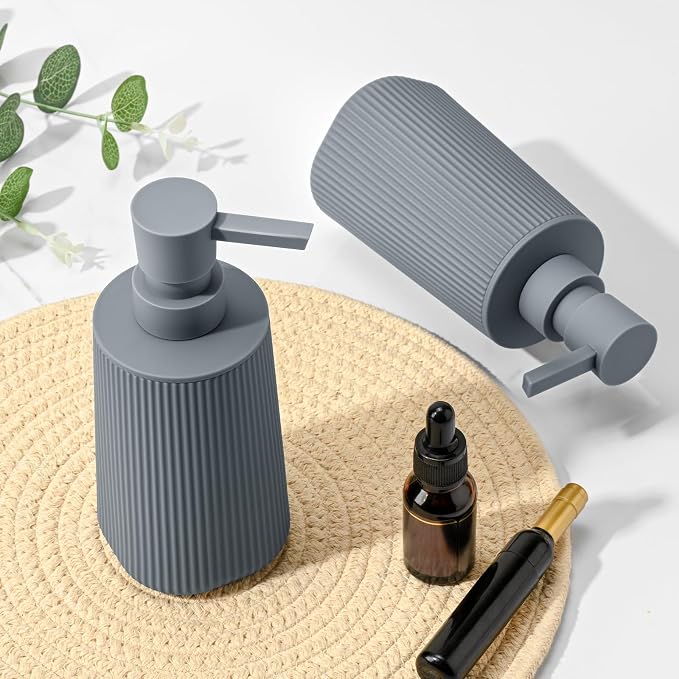 Gray 2 Pack Hand Soap Dispensers - Image 5